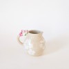 Pichet rond Hibiscus blanc